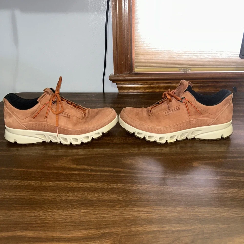ECCO Cool 2.0 Gore-Tex Surround Sneakers Mens 43 9-9.5 Brown Leather Waterproof